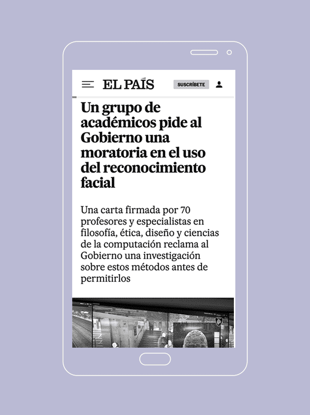 Carta al Gobierno sobre la IA de reconocimiento facial